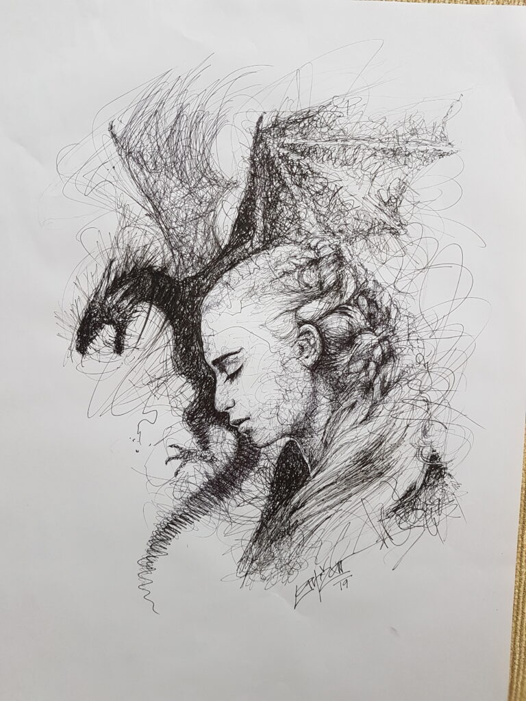 scribble tehnika