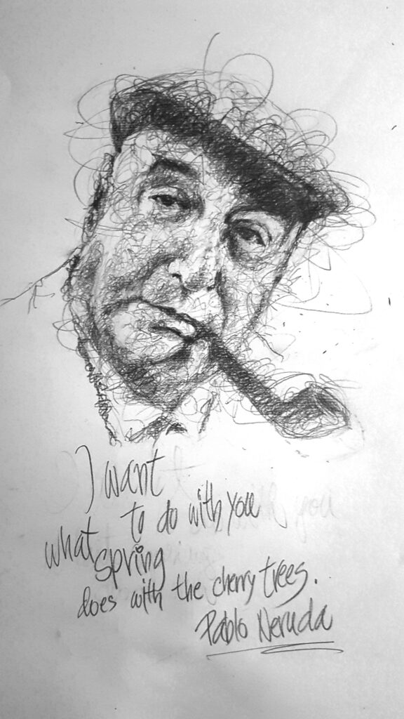 portret pabla nerude